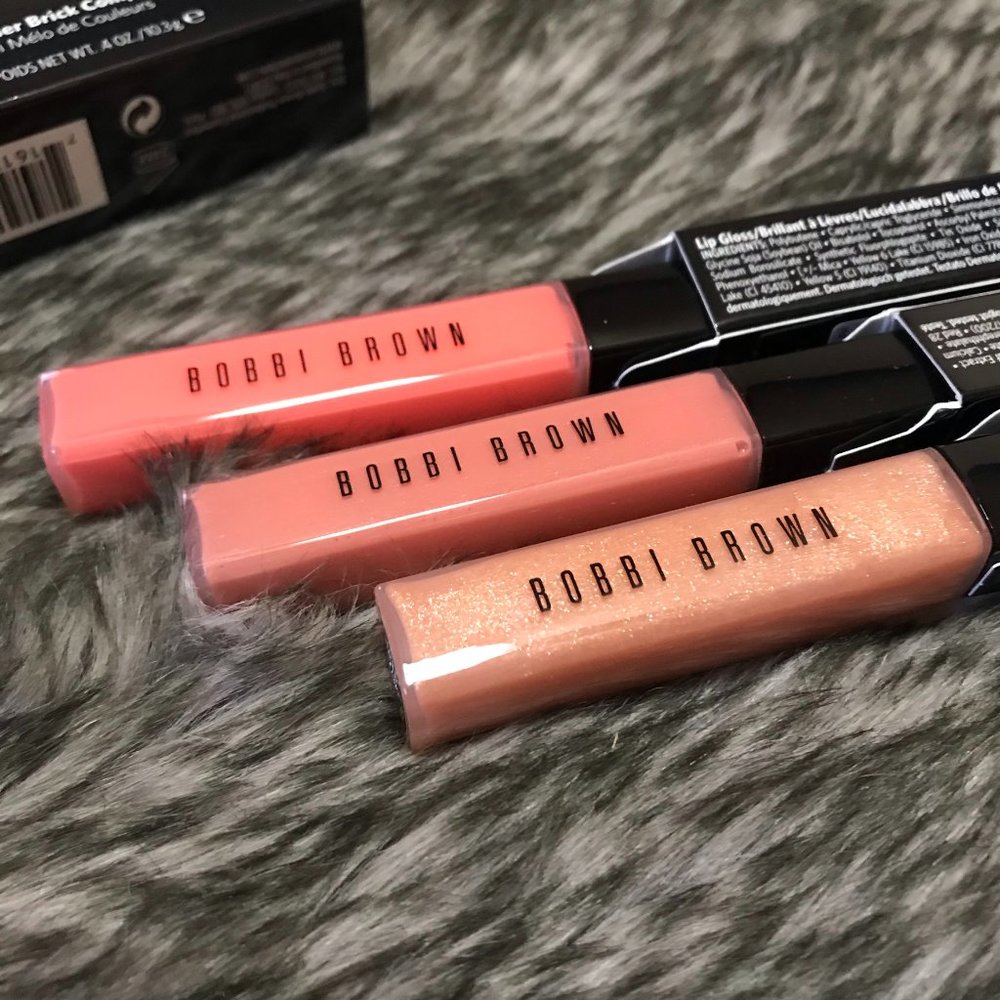 Bobbi Brown Lip Gloss-Set of 3-*NIB*